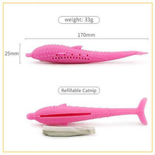 Load image into Gallery viewer, Purrfect Cats Teeth Cleaner Fish Toy
